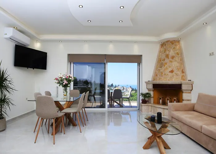 Sea Horizon Private Luxury Lefkada Sea View Private Pool * Tsoukaládhes