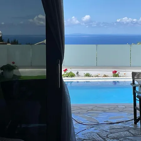 Sea Horizon Private Luxury Lefkada Sea View Private Pool * Tsoukaladhes