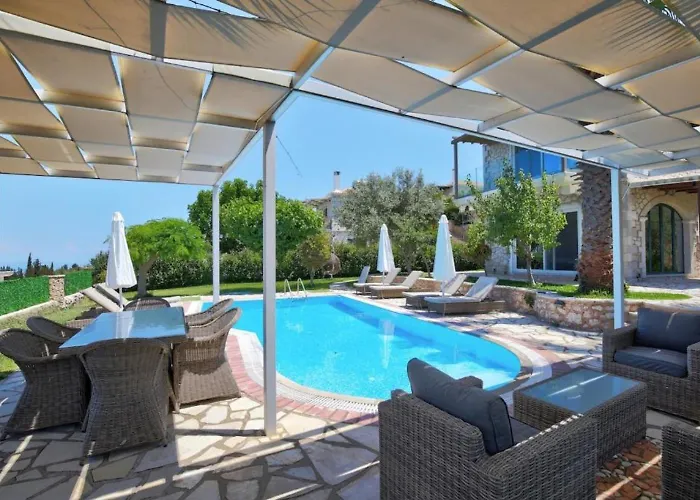 Sea Horizon Private Luxury Lefkada Sea View Private Pool *