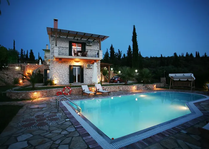 Sea Horizon Private Luxury Lefkada Sea View Private Pool * Tsoukaladhes