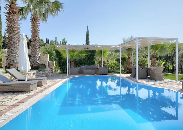 Sea Horizon Private Luxury Lefkada Sea View Private Pool * Tsoukaladhes