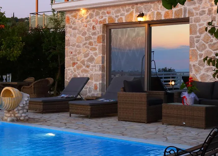 Sea Horizon Private Luxury Lefkada Sea View Private Pool Resort *
