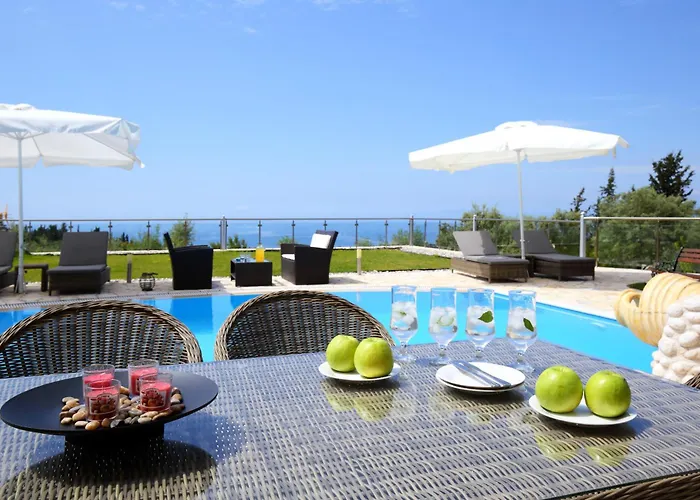 Resort Sea Horizon Private Luxury Lefkada Sea View Private Pool Tsoukaladhes