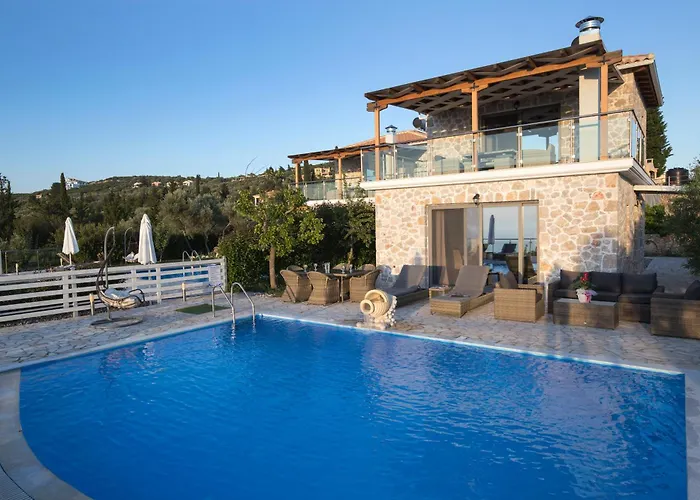 Sea Horizon Private Luxury Lefkada Sea View Private Pool