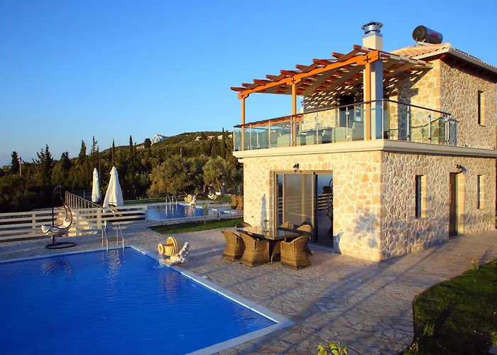 Sea Horizon Private Luxury Lefkada Sea View Private Pool Tsoukaladhes