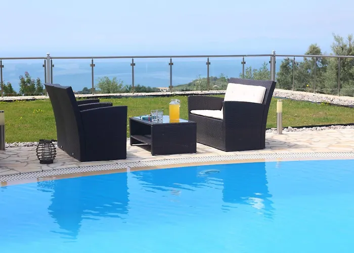 Sea Horizon Private Luxury Lefkada Sea View Private Pool Tsoukaladhes