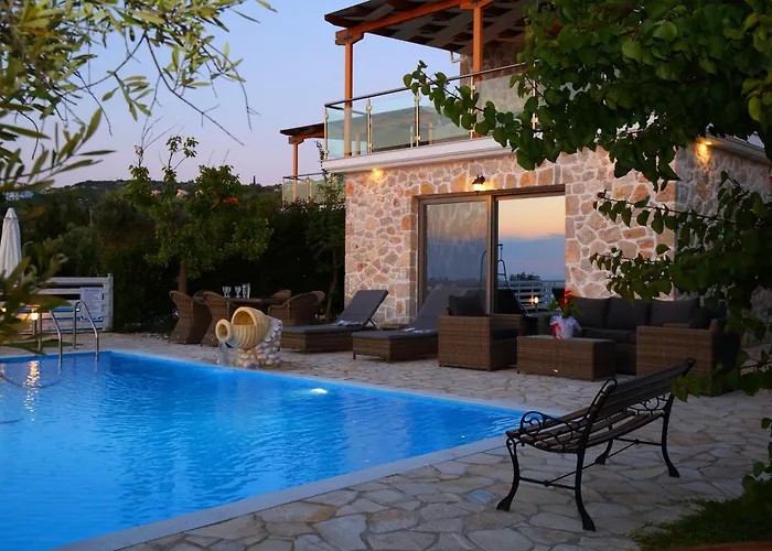 Sea Horizon Private Luxury Lefkada Sea View Private Pool Resort Tsoukaladhes